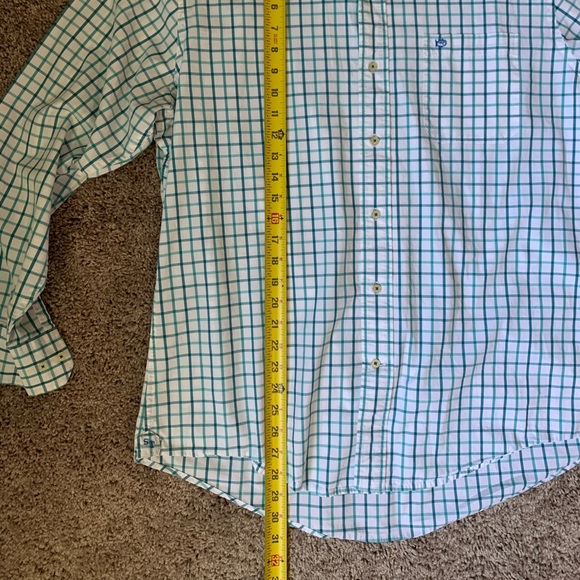 Southern Tide Green Plaid Button Down - Picture 5 of 7